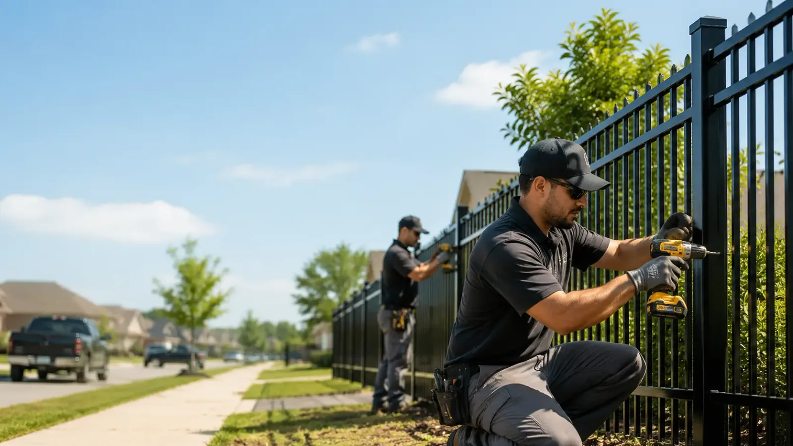 Metal Fence Installation in Throckmorton, TX